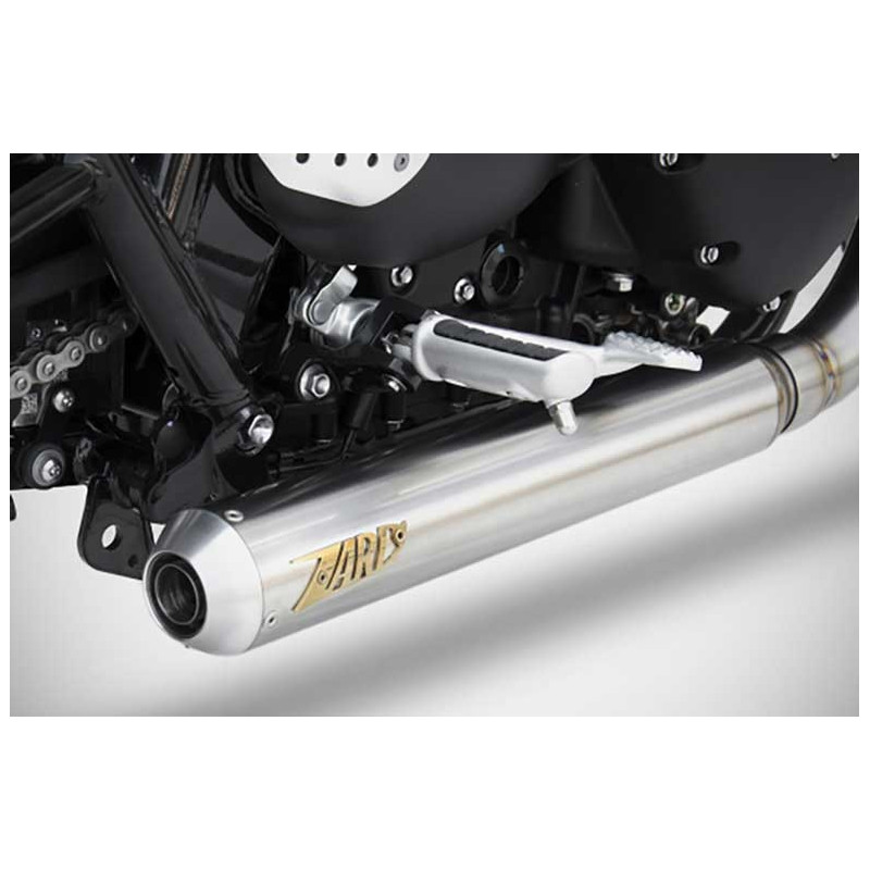 Ligne d'échappement 2 en 1 cross inox  Zard