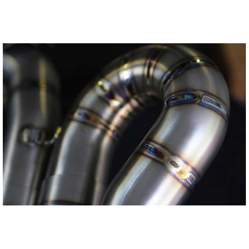 Ligne d'échappement 2 en 1 en 2 inox Ducati monster 1200 r Zard
