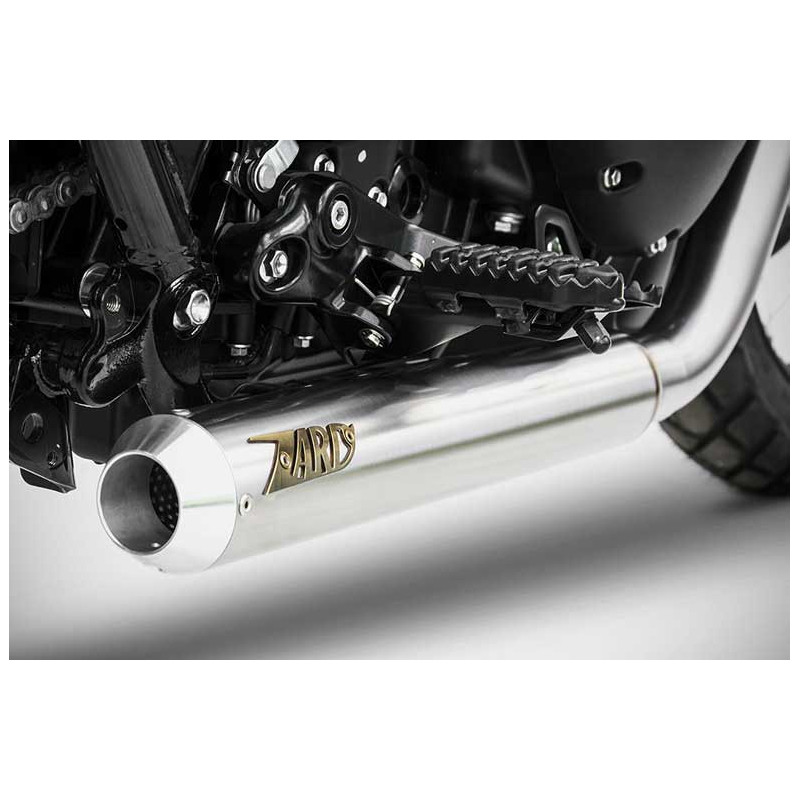 Ligne d'échappement cross basse inox Zard