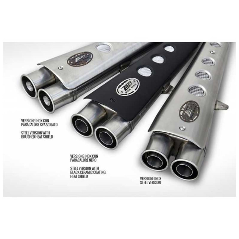 Ligne d'échappement special edition haut inox Zard