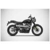 Ligne d'échappement tiger 70 haut inox Zard