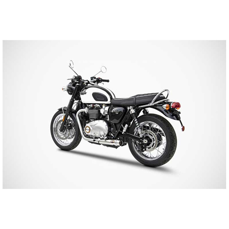 Ligne Echappement court Triumph t120 Zard
