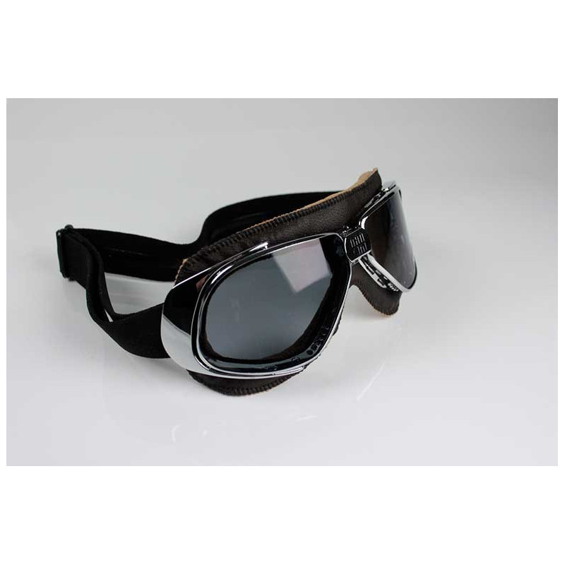 LUNETTES NANNINI BIKER CHROME - MARRON ECRAN GRIS ANTIBUEE