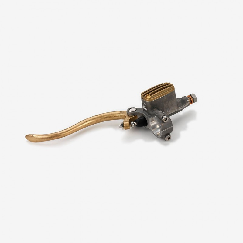MAITRE CYLINDRE D EMBRAYAGE 14MM ALUMINIUM ET LAITON BRUT