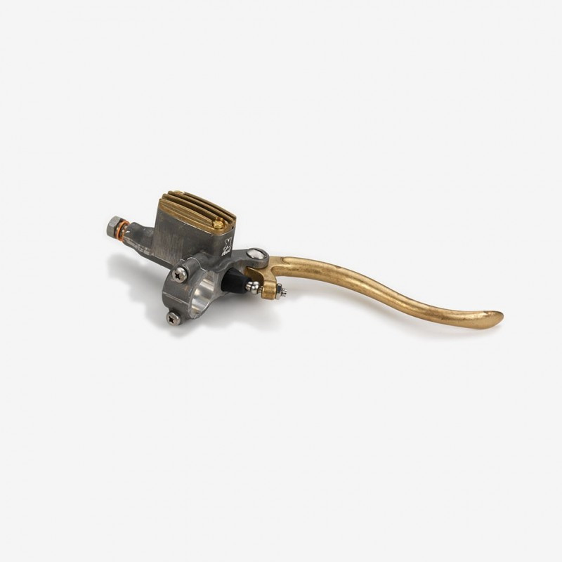 MAITRE CYLINDRE DE FREIN 14MM ALUMINIUM ET LAITON BRUT
