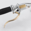 MAITRE CYLINDRE DE FREIN 14MM EN ALUMINIUM ET LAITON SATINE