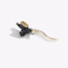 MAITRE CYLINDRE DE FREIN 14MM EN ALUMINIUM NOIR ET LAITON POLI