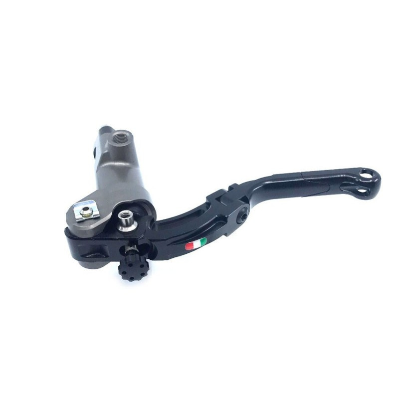 MAITRE CYLINDRE DE FREIN 19X18 CNC AVEC LEVIER REPLIABLE