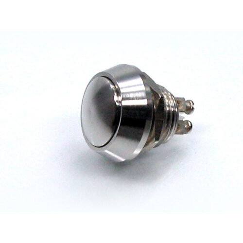 MINI BOUTON POUSSOIR M12 INOX
