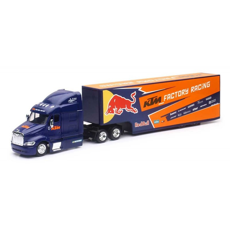 Miniature camion Peterbilt 387 Team KTM Red Bull 1/43 Miniature camion Peterbilt 387 Team KTM Red Bull 1/43