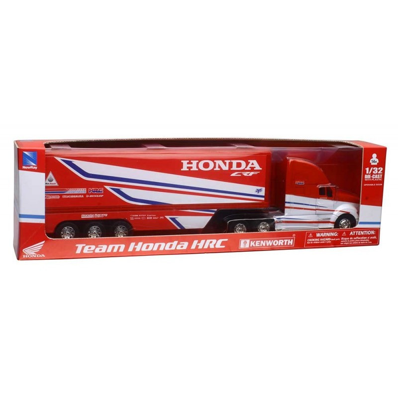 miniature-camion-peterbilt-hrc-factory-team-honda-1-32 Miniature camion Peterbilt HRC factory team Honda 1/32