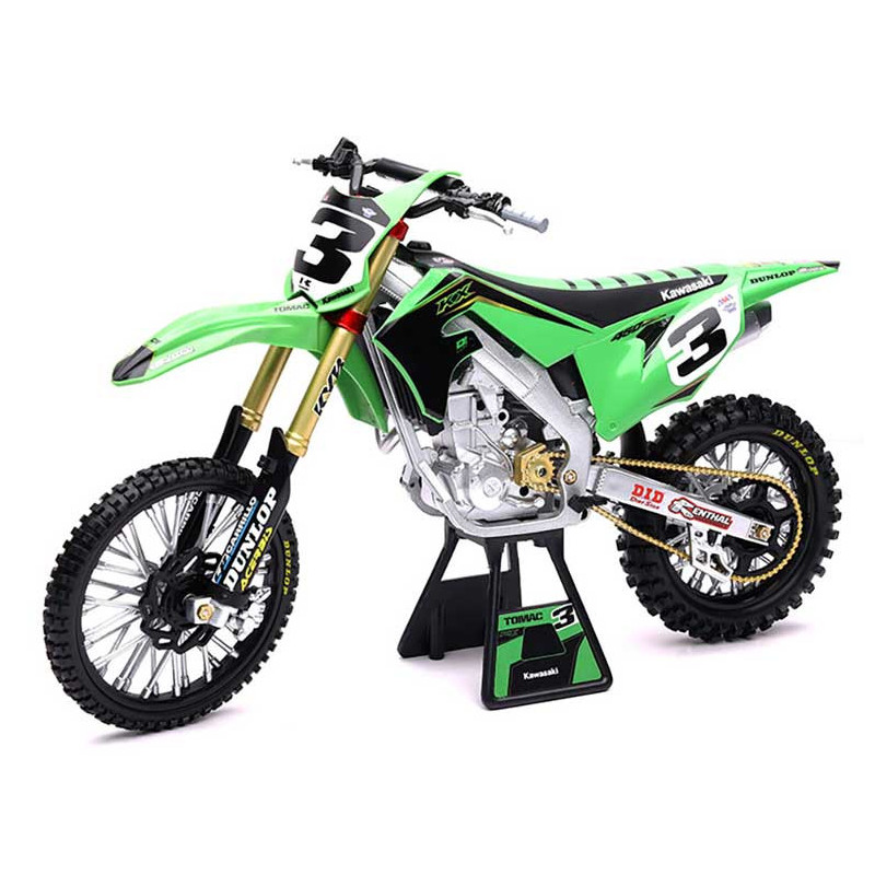 MINIATURE KAWASAKI KXF 450 N°3 ÉCHELLE 1/6ÈME