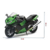 MINIATURE MOTO KAWASAKI ZZR 1400 ECHELLE 1/12
