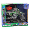 MINIATURE NEWRAY KAWASAKI BUD N°29 FRANCISCO GARCIA / N°3 JAKE CANNON 1/12