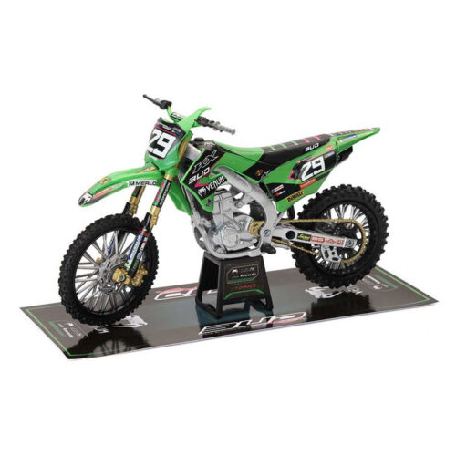 MINIATURE NEWRAY KAWASAKI BUD N°29 FRANCISCO GARCIA / N°3 JAKE CANNON 1/12