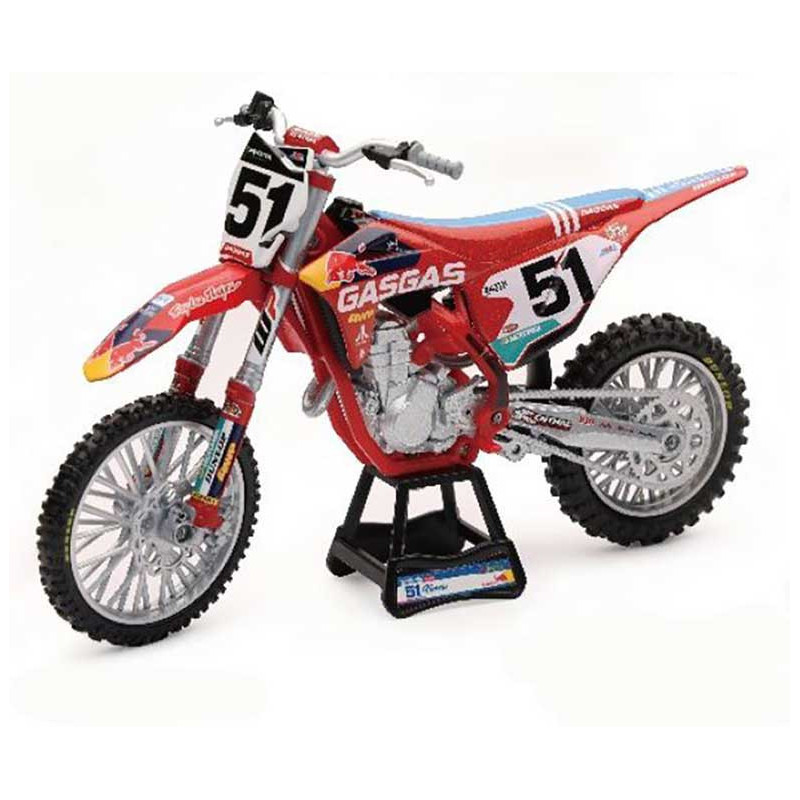 MOTO CROSS GASGAS MC450F 2020 N°51 JUSTIN BARCIA ECHELLE 1/12°