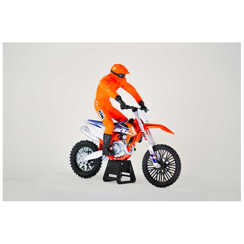 MOTO CROSS KTM SX450F + RIDER 1/12°