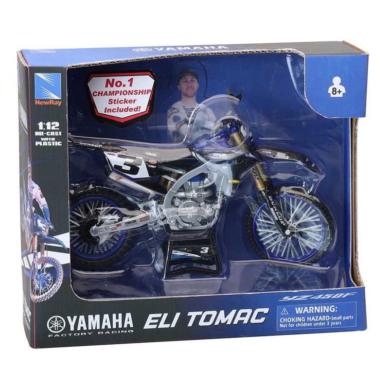 MOTO CROSS YAMAHA YZF 450 2022 STAR RACING TEAM ELI TOMAC N°3 1/12°