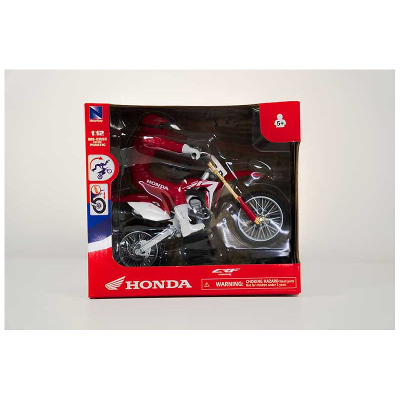 MOTO HONDA CR450F + RIDER 1/12°