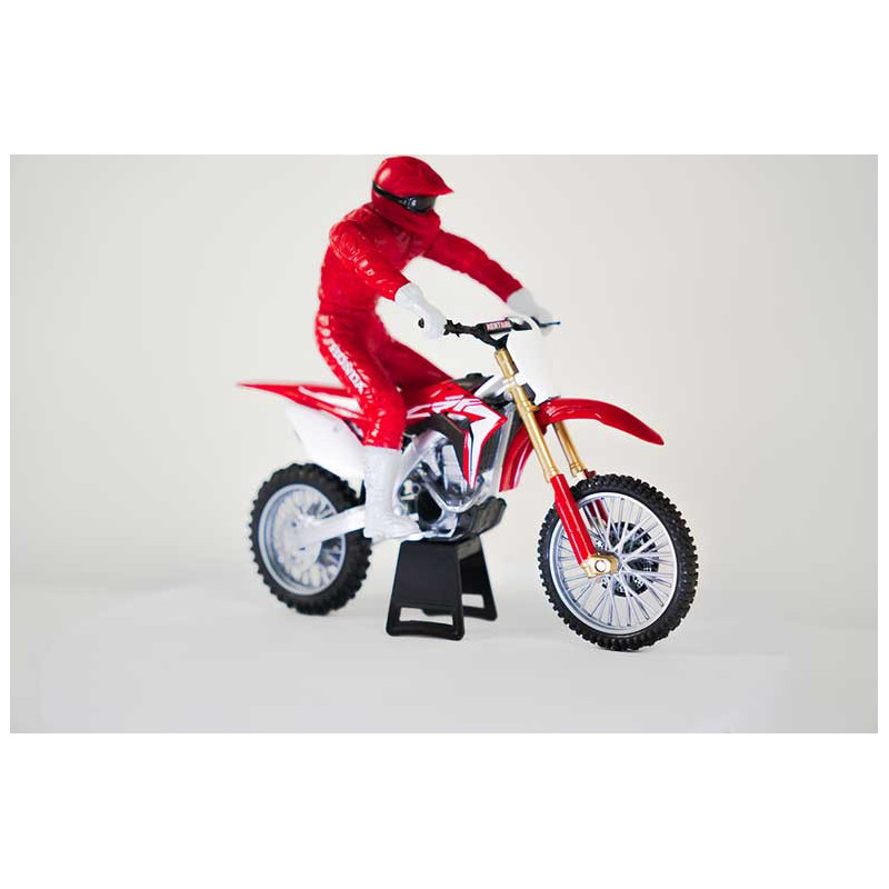 MOTO HONDA CR450F + RIDER 1/12°