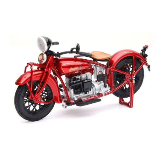 MOTO INDIAN FOUR (BURGUNDY) 1930 1/12°