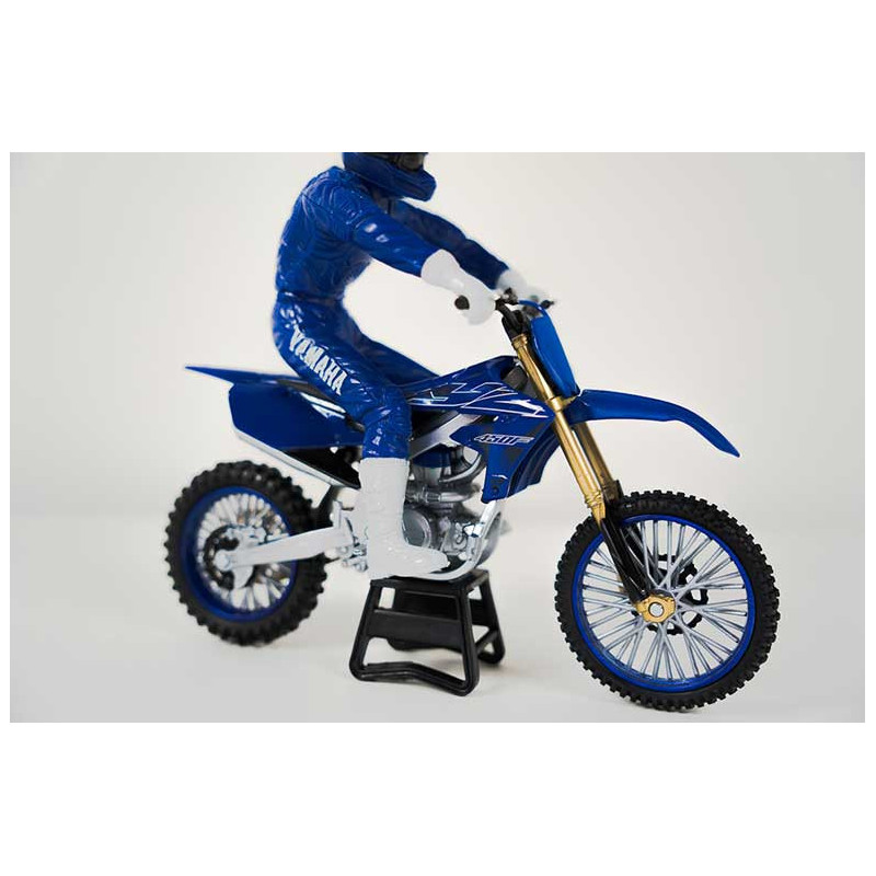 MOTO YAMAHA YZ450F + RIDER 1/12 °