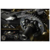 MV AGUSTA BRUTALE 800 RR FLASQUE PORTE COURONNE 6 TROUS