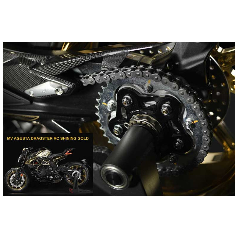 MV AGUSTA BRUTALE 800 RR FLASQUE PORTE COURONNE 6 TROUS