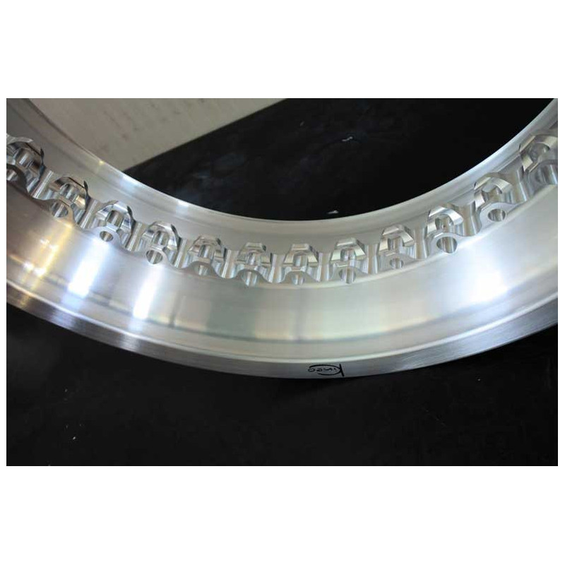 OPTION CERCLE ALUMINIUM DIAMANTÉ AVEC VERNI DE PROTECTION