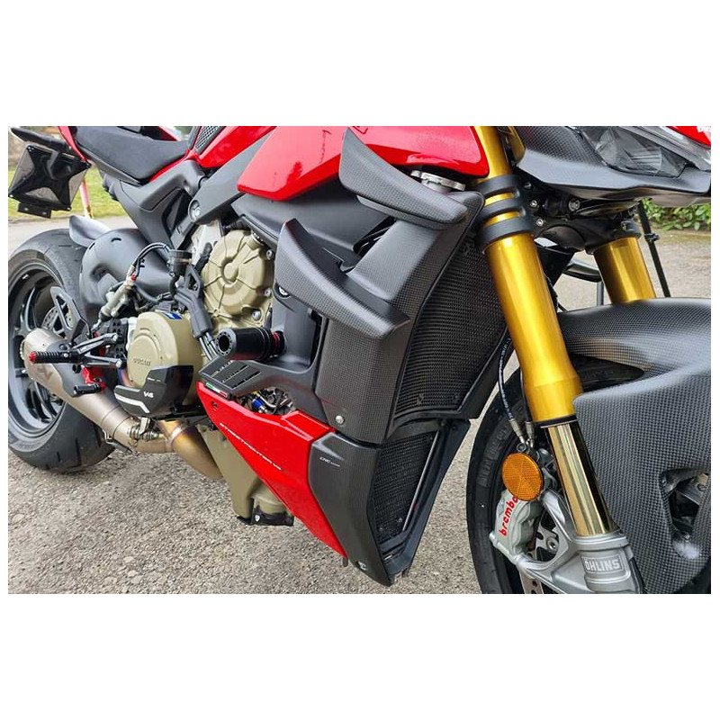 PAIRE D ECOPE DE RADIATEUR DUCATI STREETFIGHTER V4