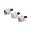 PAIRE D'EMBOUTS DE GUIDON BICOLOR CNC RACING PAIRE D'EMBOUTS DE GUIDON BICOLOR CNC RACING