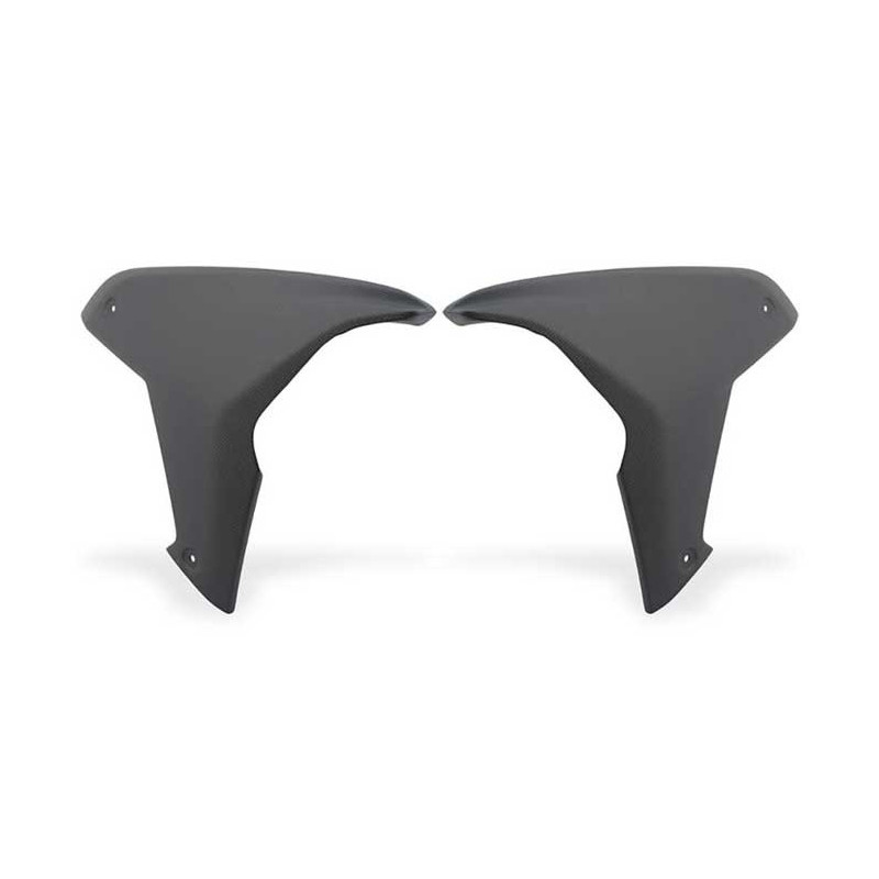 PAIRE DE CACHE RADIATEUR CNC RACING DUCATI MULTISTRADA V4 CARBONE MAT