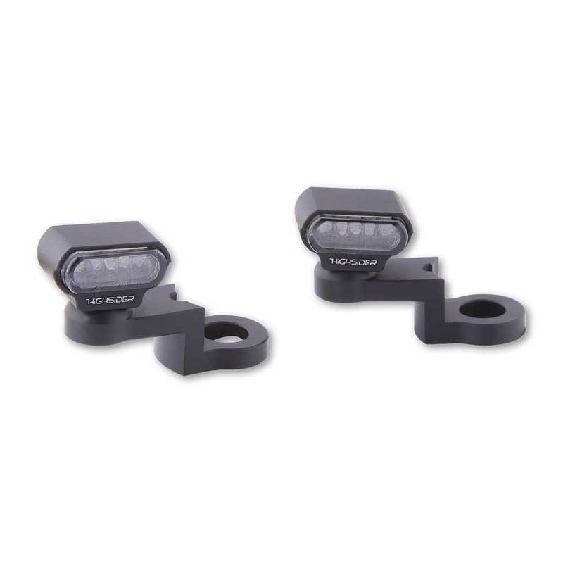 PAIRE DE CLIGNOTANT LED AVEC SUPPORT MONTAGE RETROVISEUR
