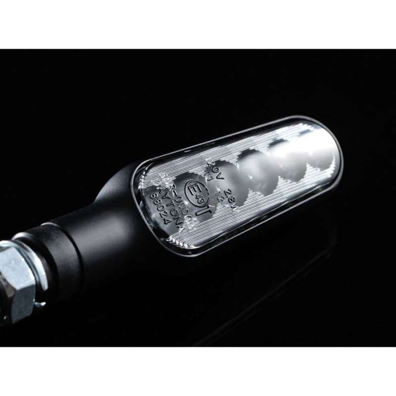 PAIRE DE CLIGNOTANTS D LIGHT NOIR STELLAR