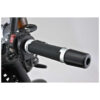 PAIRE DE POIGNEE 22MM ALUMINIUM DAYTONA NOIR