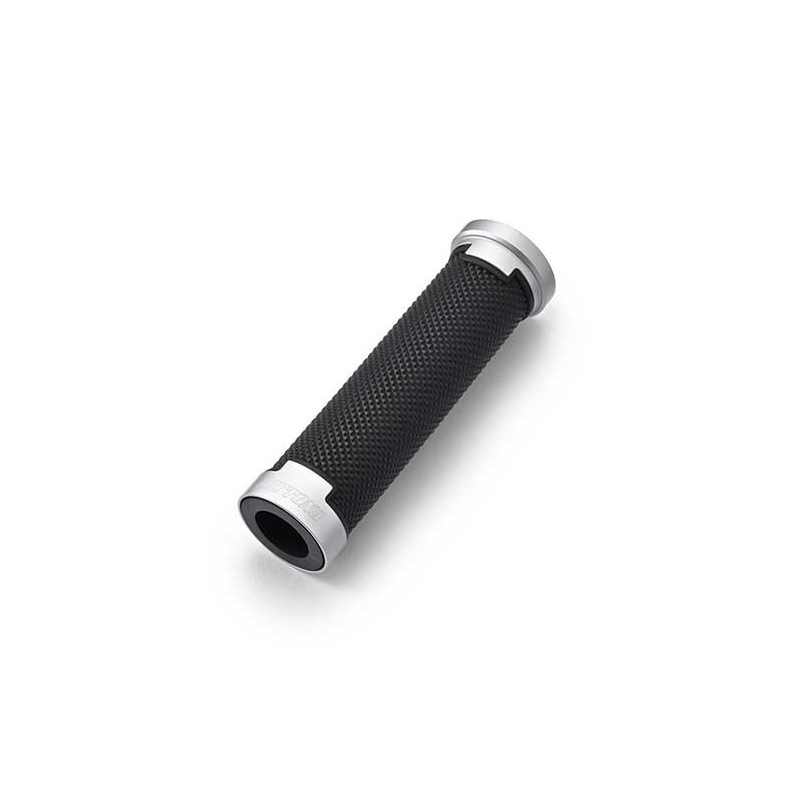 PAIRE DE POIGNEE 22MM ALUMINIUM DAYTONA NOIR, 125MM
