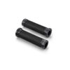 PAIRE DE POIGNEE 25,4MM ALUMINIUM DAYTONA NOIR, 125MM