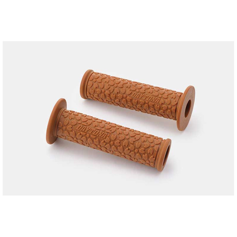PAIRE DE POIGNEE DAYTONA GGD-SAKURA CARAMEL 22MM