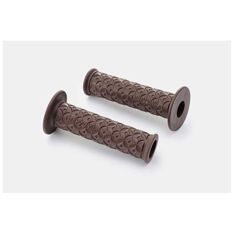 PAIRE DE POIGNEE GRIPPY GRIP NINJA MARRON 22MM