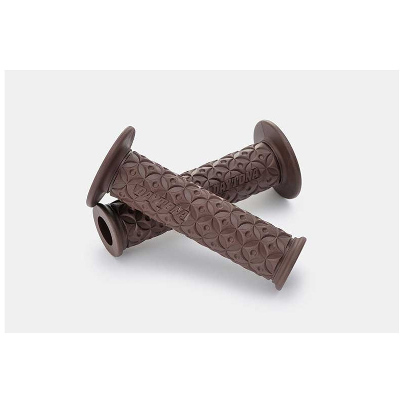 PAIRE DE POIGNEE GRIPPY GRIP NINJA MARRON 22MM