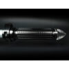 Paire de poignées alu sans bouchon 22 et 25,4 mm Noir