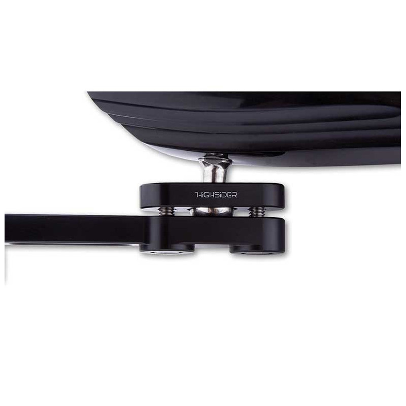 Paire de rétroviseur exterieur de guidon WAVE noir