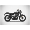 PAIRE DE SILENCIEUX SIX DAY TRIUMPH SCRAMBLER 900 2017-2022