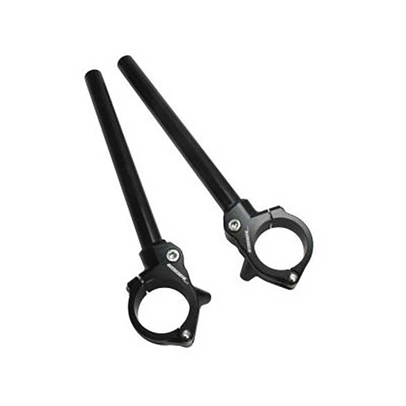 PAIRE DEMI GUIDON ALUMINIUM DROIT ACCOSSATO REGLABLES