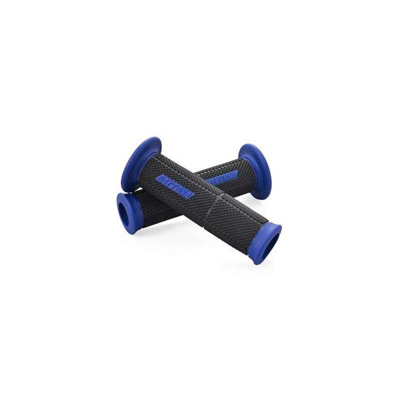 PAIRE POIGNEES GRIPPYGRIP BLEU/NOIR DAYTONA 22.2 MM