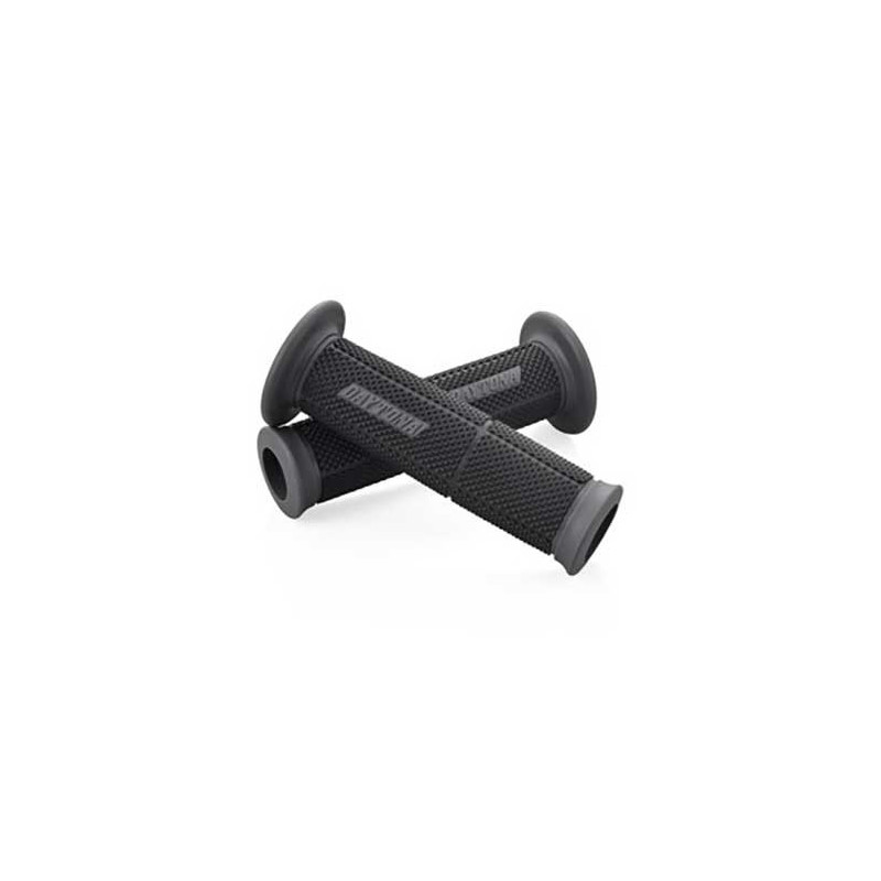 PAIRE POIGNEES GRIPPYGRIP NOIR DAYTONA 22.2 MM