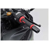 PAIRE POIGNEES GRIPPYGRIP ROUGE/NOIR DAYTONA 22.2 MM
