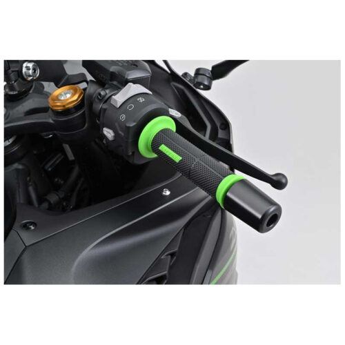 PAIRE POIGNEES GRIPPYGRIP VERT/NOIR DAYTONA 22.2 MM