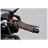 PAIRE POIGNEESGGD-AMI 22MM MARRON,125MM,PERCEES