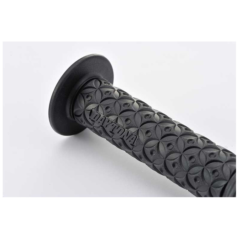 PAIRE POIGNEESGGD-NINJA 22MM NOIR,125MM,PERCEES